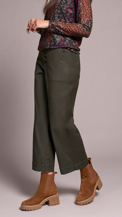 Tribal Sophia Curvy Wide Crop Jean - Multiple Colors