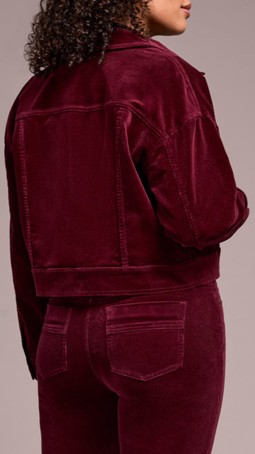 Tribal Cropped Cord Jacket