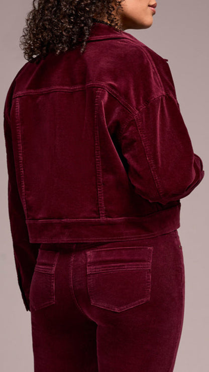 Tribal Cropped Cord Jacket