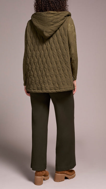Tribal Hooded Zip-Up Vest