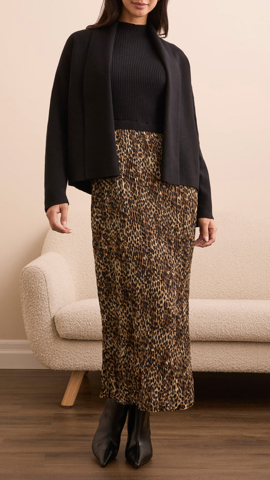 Tribal Long Sleeve Short Coatigan