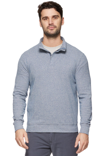 Flag & Anthem Hero Twill 1/4 Zip Mock Neck Pullover - Multiple Colors