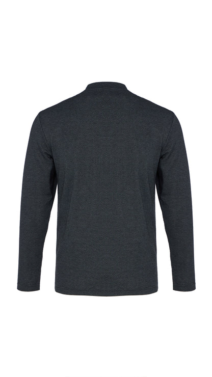 American Heritage 3 Button Dobby Henley