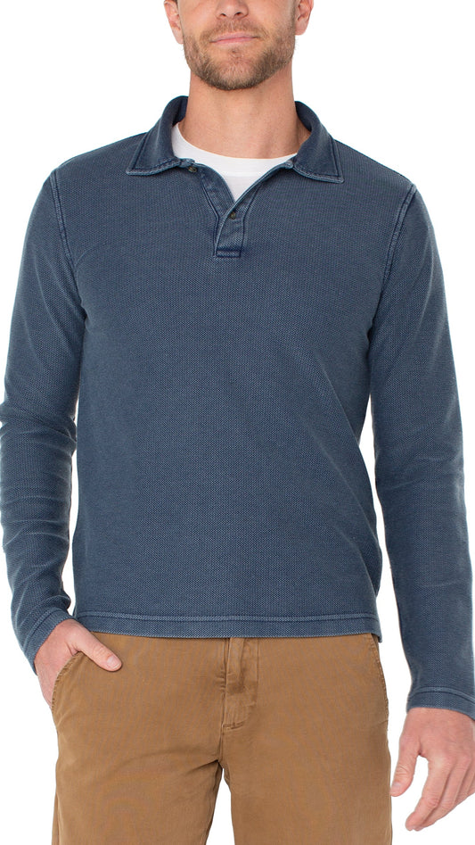 Liverpool Long Sleeve Knit Polo