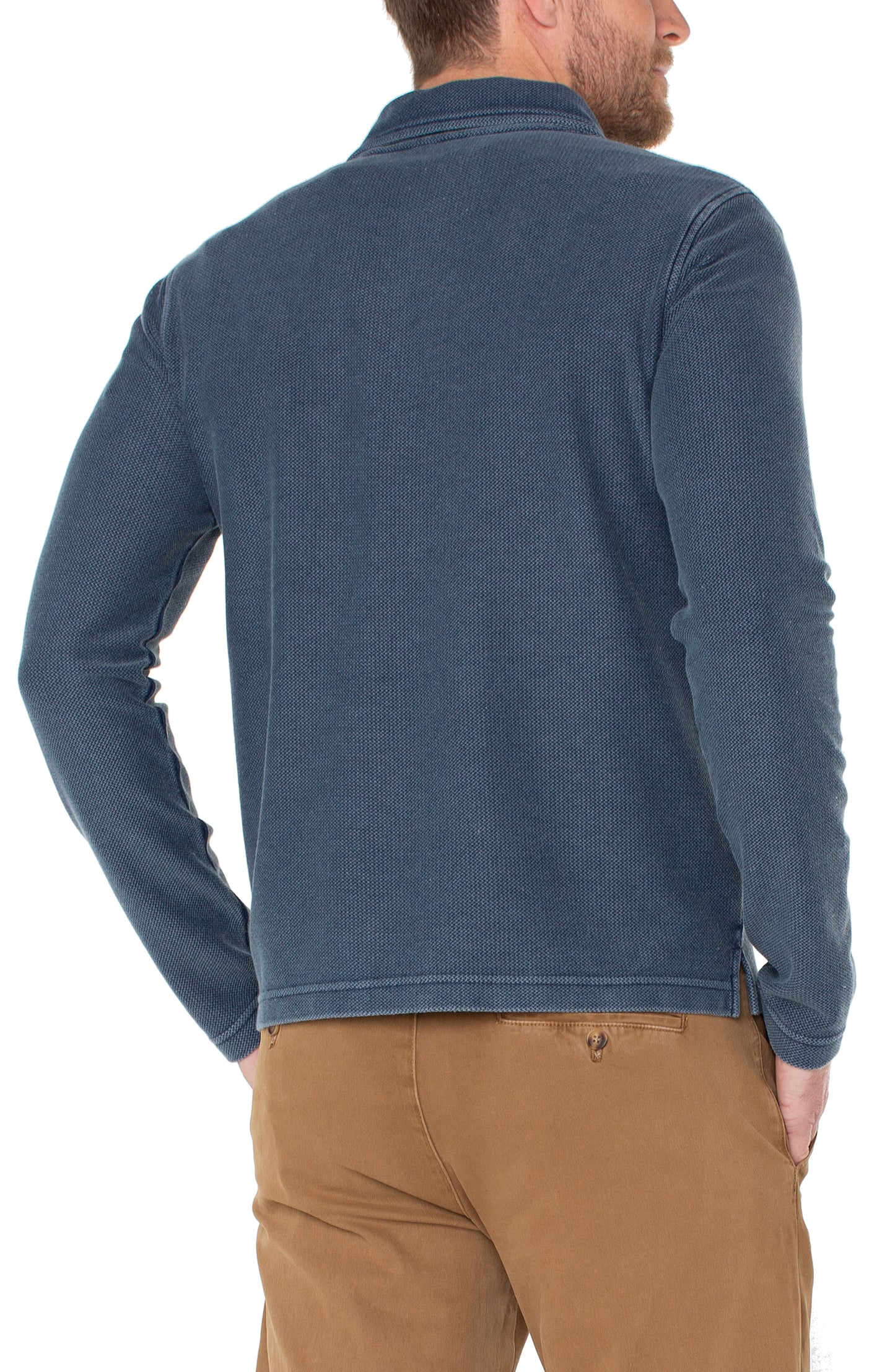Liverpool Long Sleeve Knit Polo
