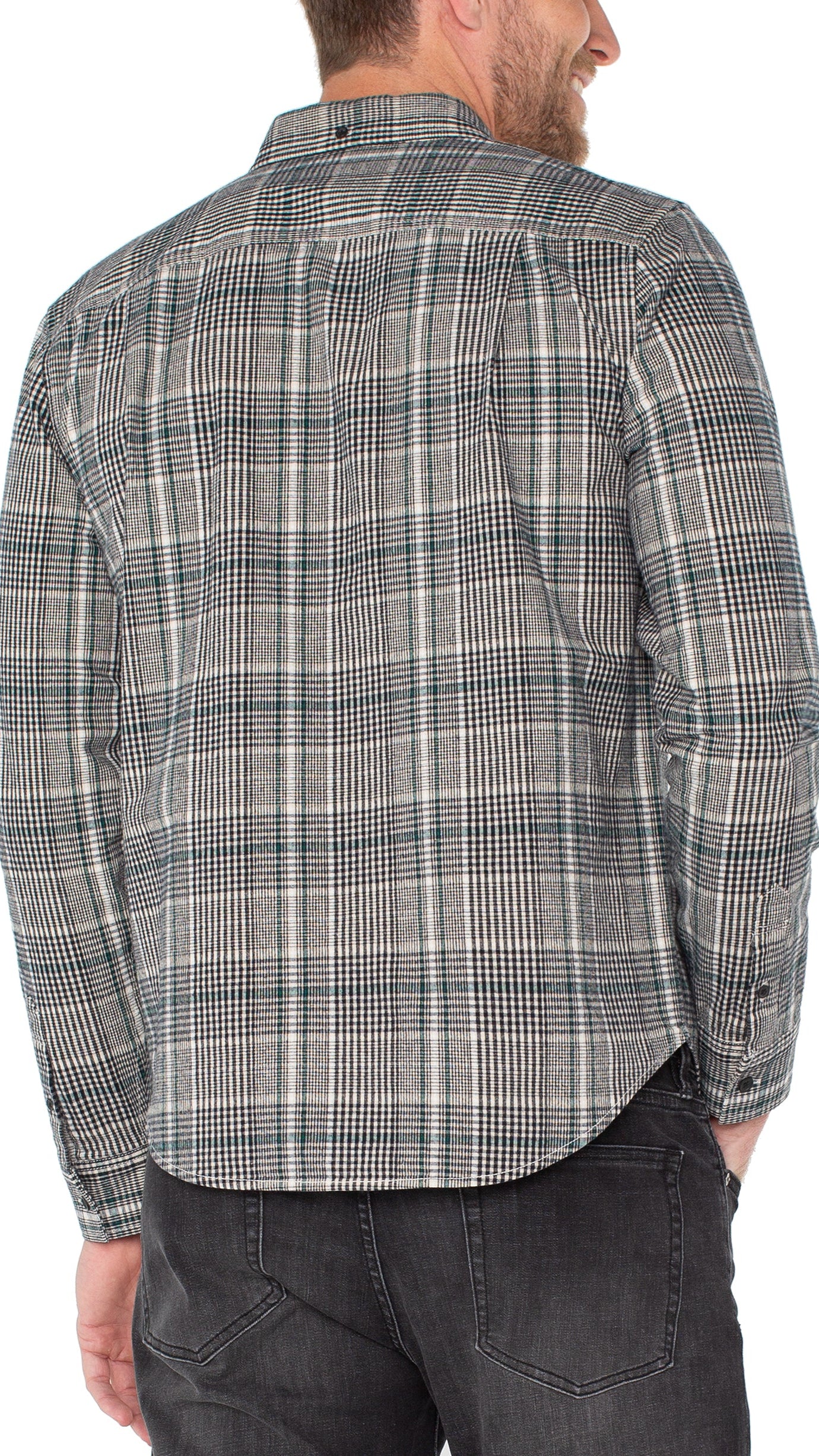 Liverpool Men's Long Sleeve Button Up Shirt