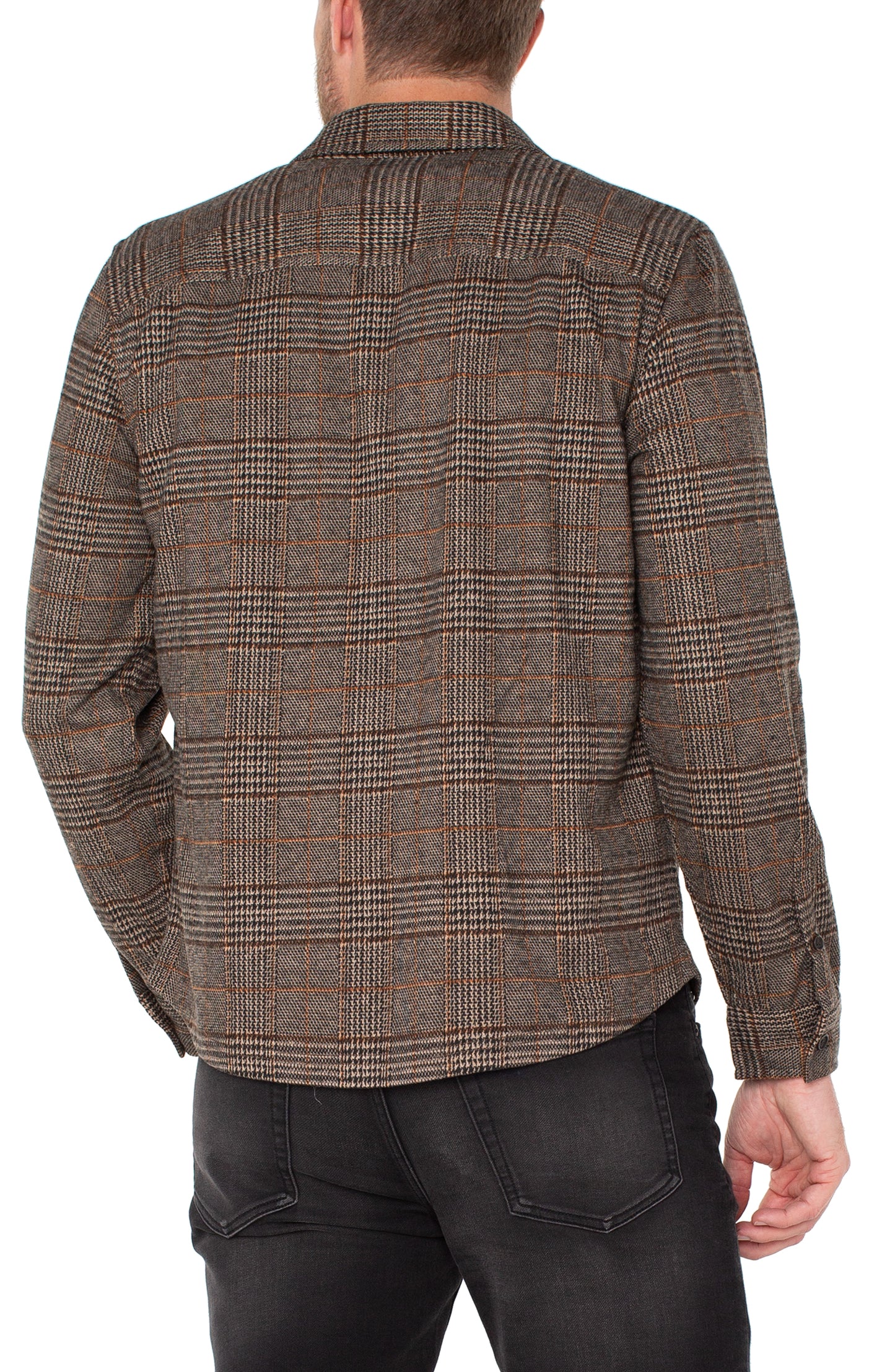 Liverpool Men's Plaid Long Sleeve Button Up Shirt - Multiple Colors