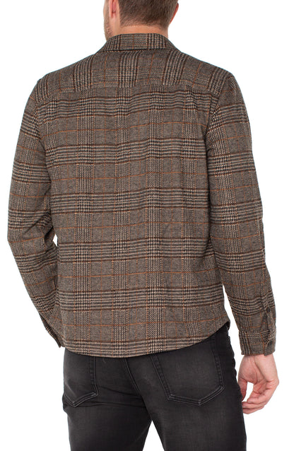 Liverpool Men's Plaid Long Sleeve Button Up Shirt - Multiple Colors