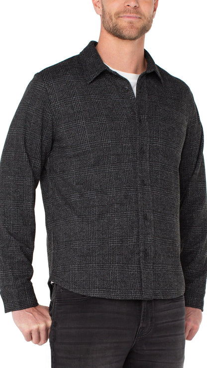 Liverpool Men's Plaid Long Sleeve Button Up Shirt - Multiple Colors
