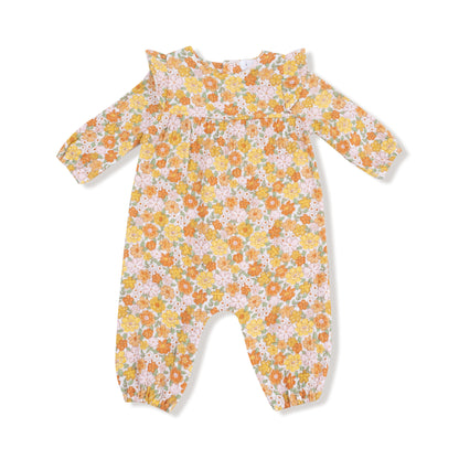 Angel Dear Sweet Amber Ruffle Sleeve Romper