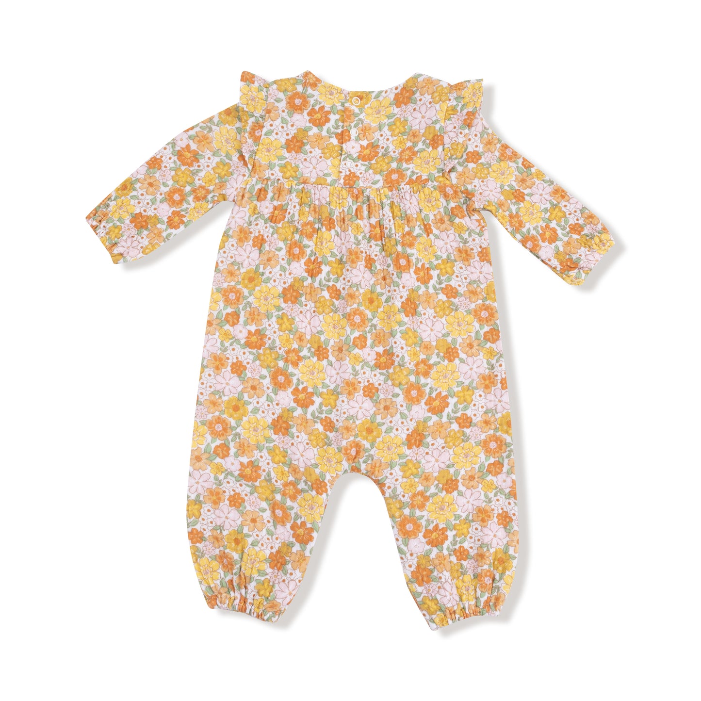Angel Dear Sweet Amber Ruffle Sleeve Romper