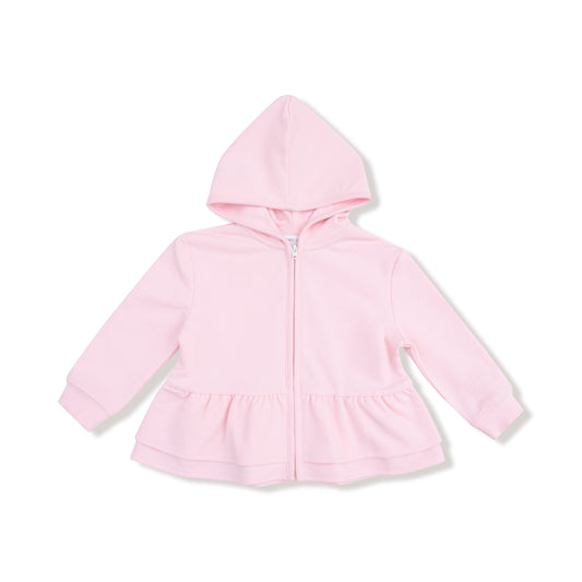Angel Dear French Terry Peplum Hoodie - Multiple Colors