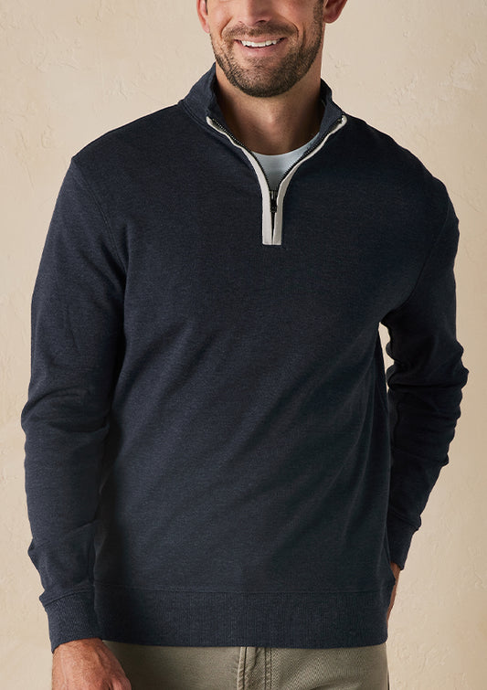 The Normal Brand Puremeso Weekend Quarter Zip Pullover