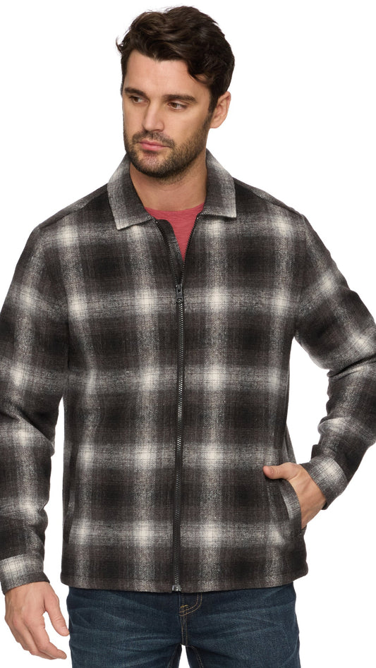 Flag & Anthem Castell Plaid Full Zip Jacket