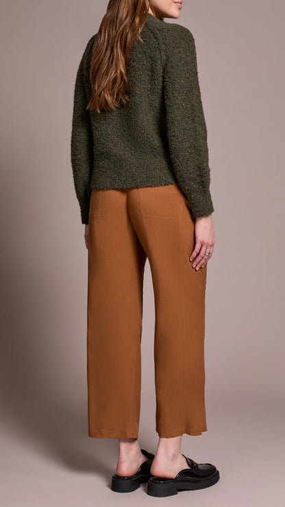 Tribal Marled Crew Neck Sweater - Multiple Colors