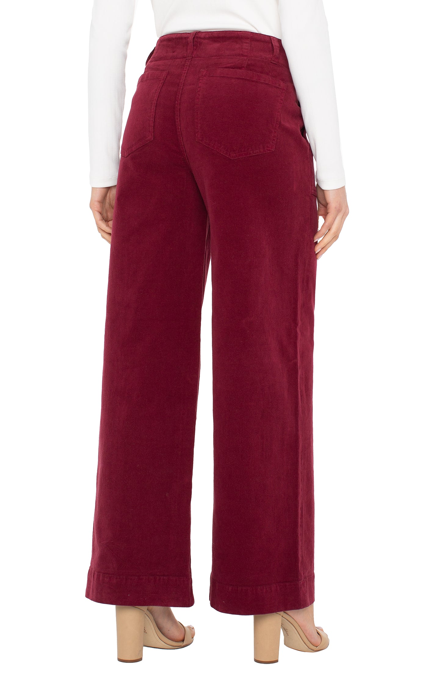 Liverpool Utility Pocket Wide Leg Pant
