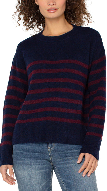 Liverpool Dropped Shoulder Crew Neck Sweater - Multiple Colors