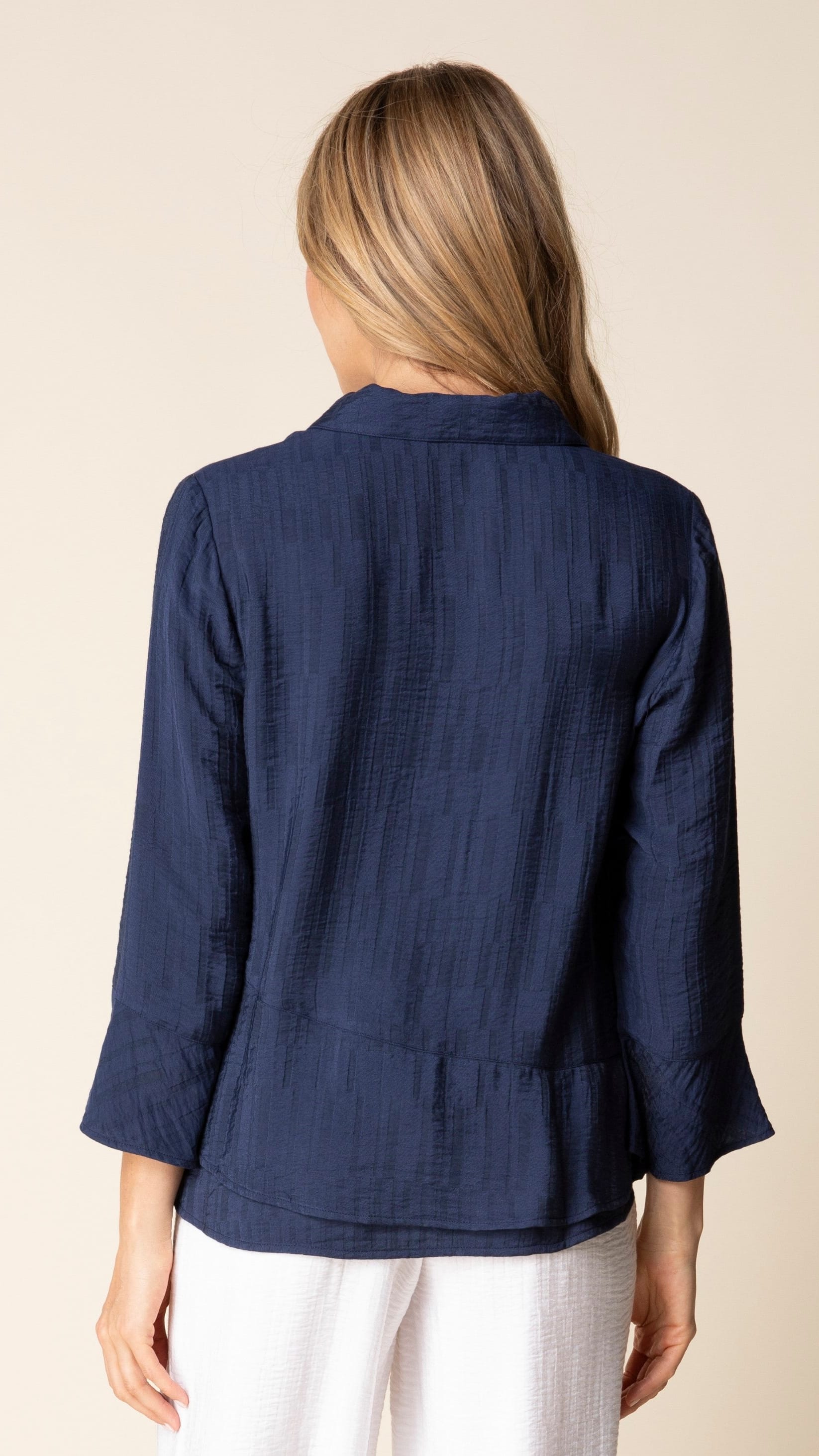 Habitat Blouses Habitat Jacquard Flounce Shirt Habitat Jacquard Flounce Shirt
