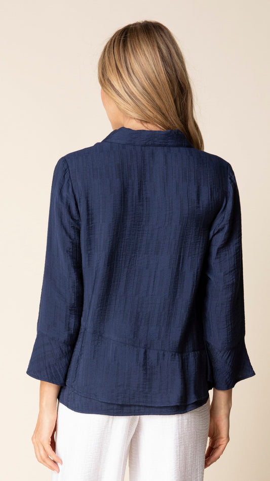 Habitat Blouses Habitat Jacquard Flounce Shirt Habitat Jacquard Flounce Shirt
