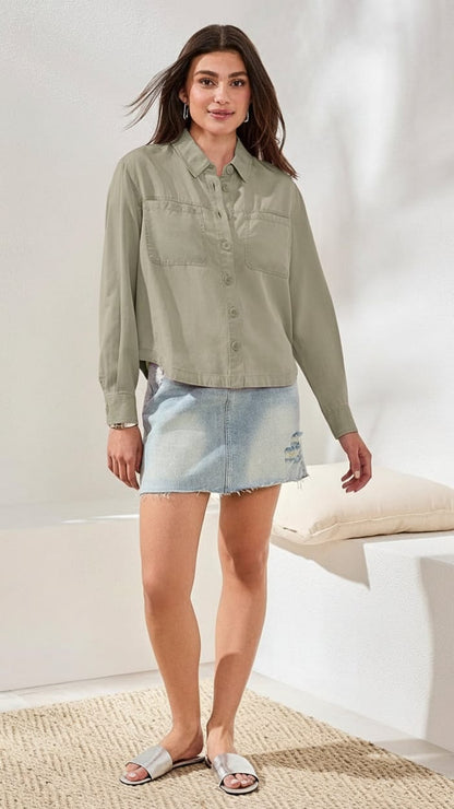 Tribal Tops Tribal Flowy Overshirt Tribal Flowy Overshirt