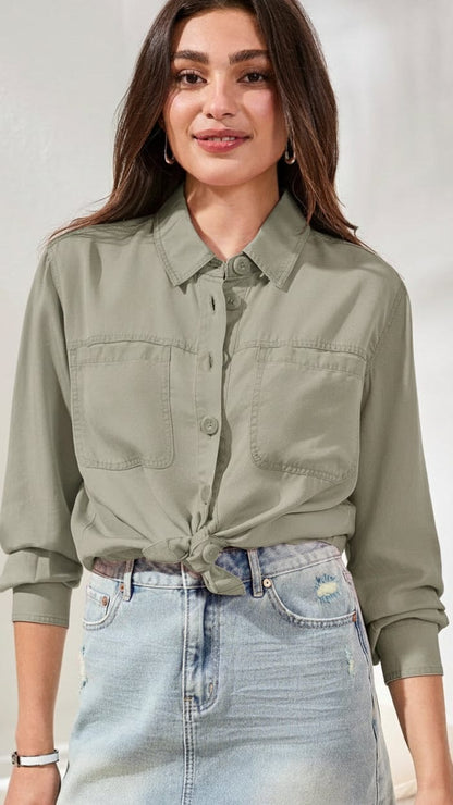 Tribal Tops Tribal Flowy Overshirt Tribal Flowy Overshirt