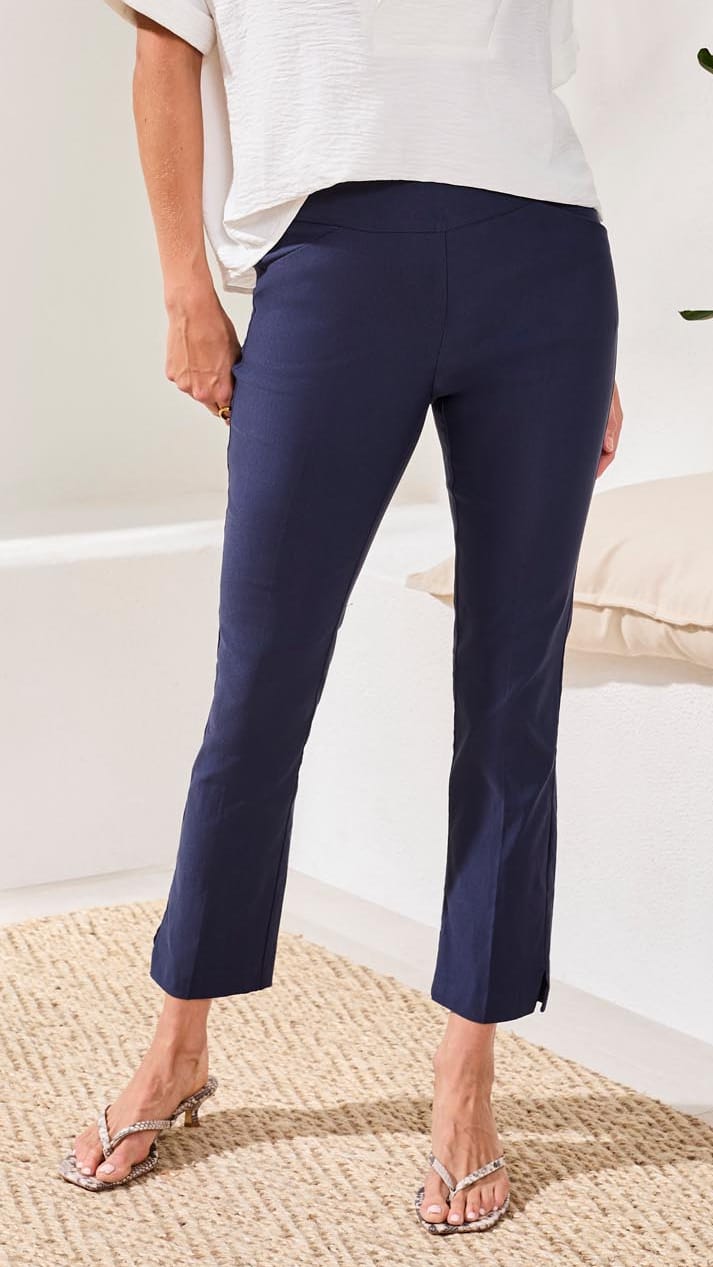Tribal Pants Tribal Flatten It Pull On Ankle Pant - Multiple Colors Tribal Flatten It Pull On Ankle Pant - Multiple Colors