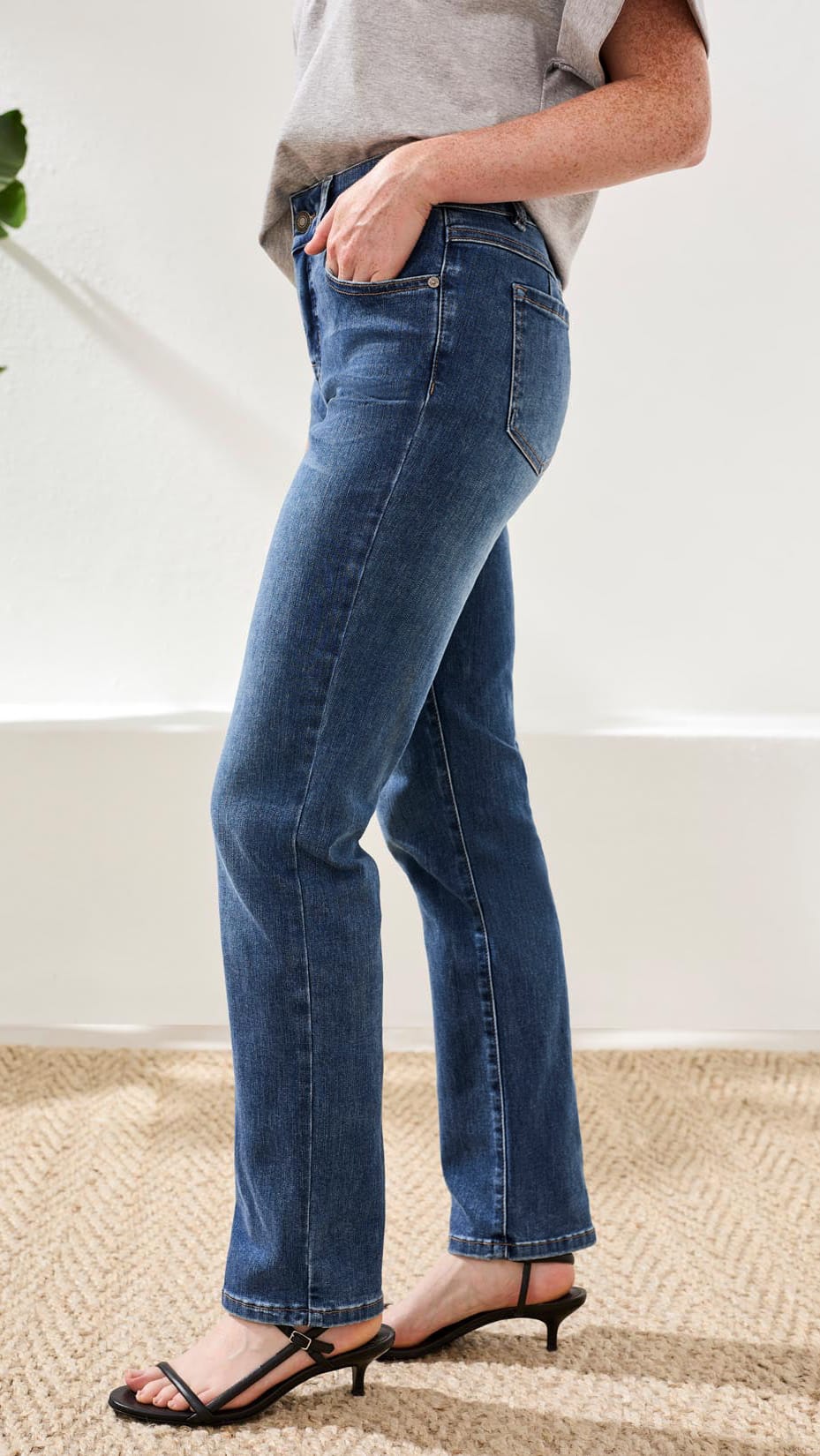 Tribal Pants Tribal Petite Sophia Curvy Straight Jean - Multiple Colors Tribal Petite Sophia Curvy Straight Jean - Multiple Colors