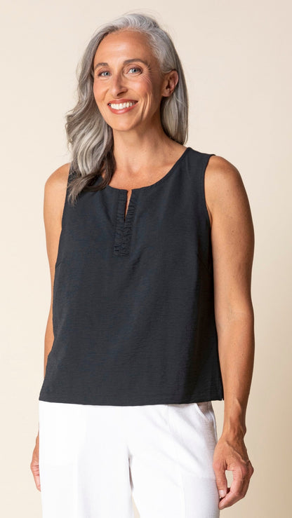 Habitat Tanks Habitat Destination Unknown Center Shirred Tank - Multiple Colors 01422302 Habitat Destination Unknown Center Shirred Tank - Multiple Colors
