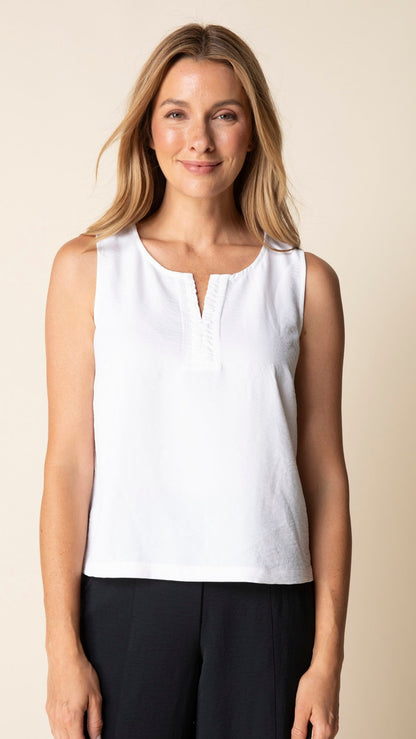 Habitat Tanks Habitat Destination Unknown Center Shirred Tank - Multiple Colors 01455070 Habitat Destination Unknown Center Shirred Tank - Multiple Colors