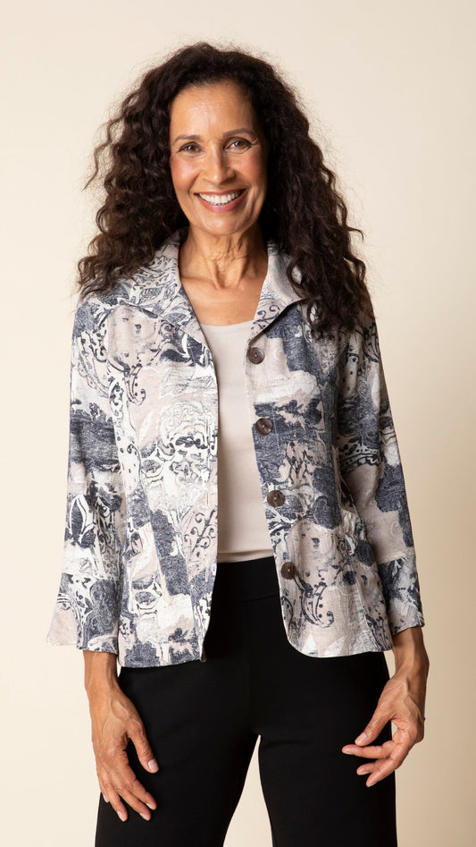 Habitat Destination Unknown Medley Shirred Shirt Jacket