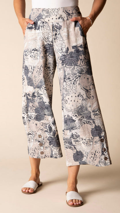 Habitat Button Hem Crop Pant