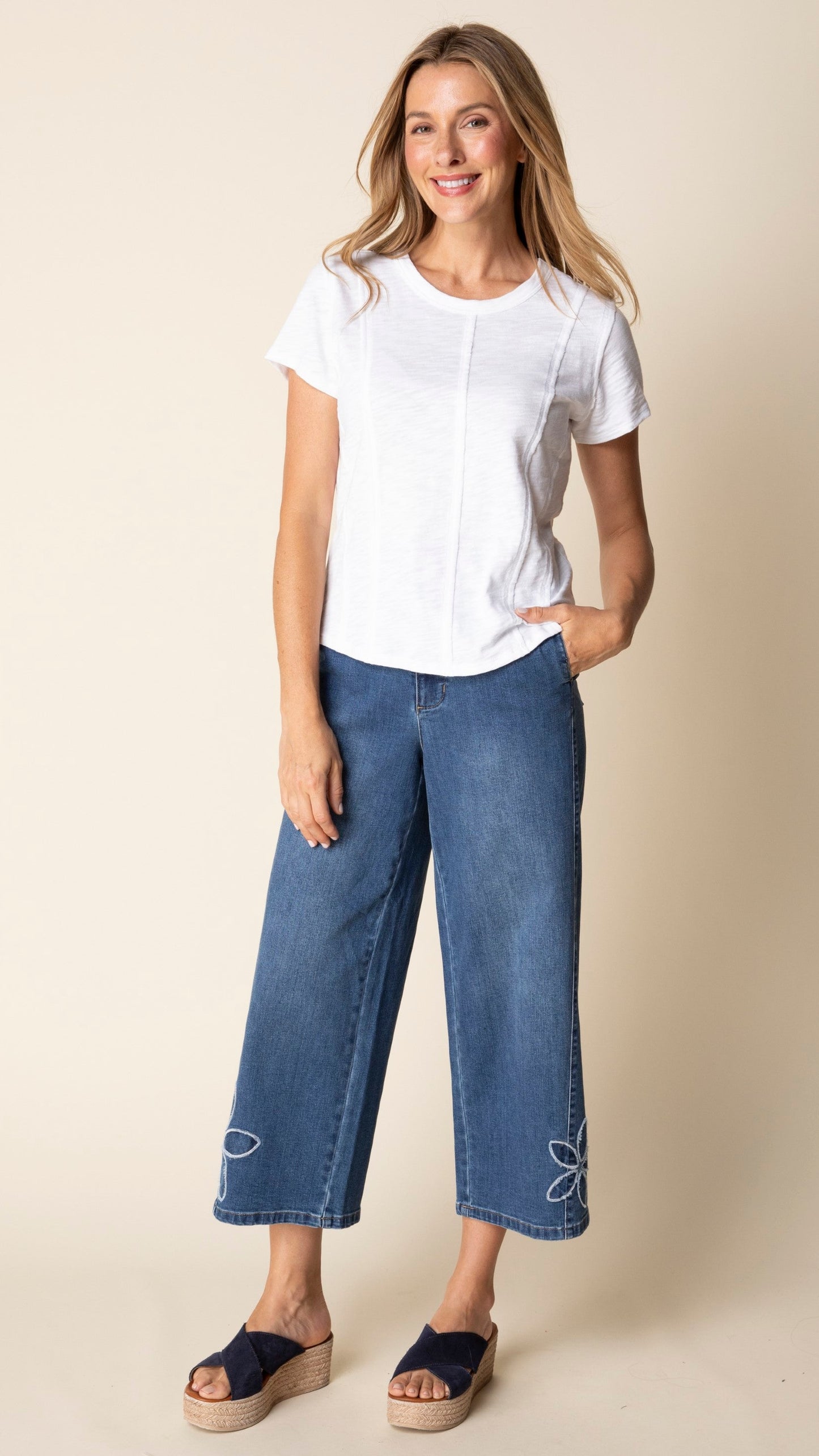 Habitat Cotton Pebble Seamed Tee - Multiple Colors