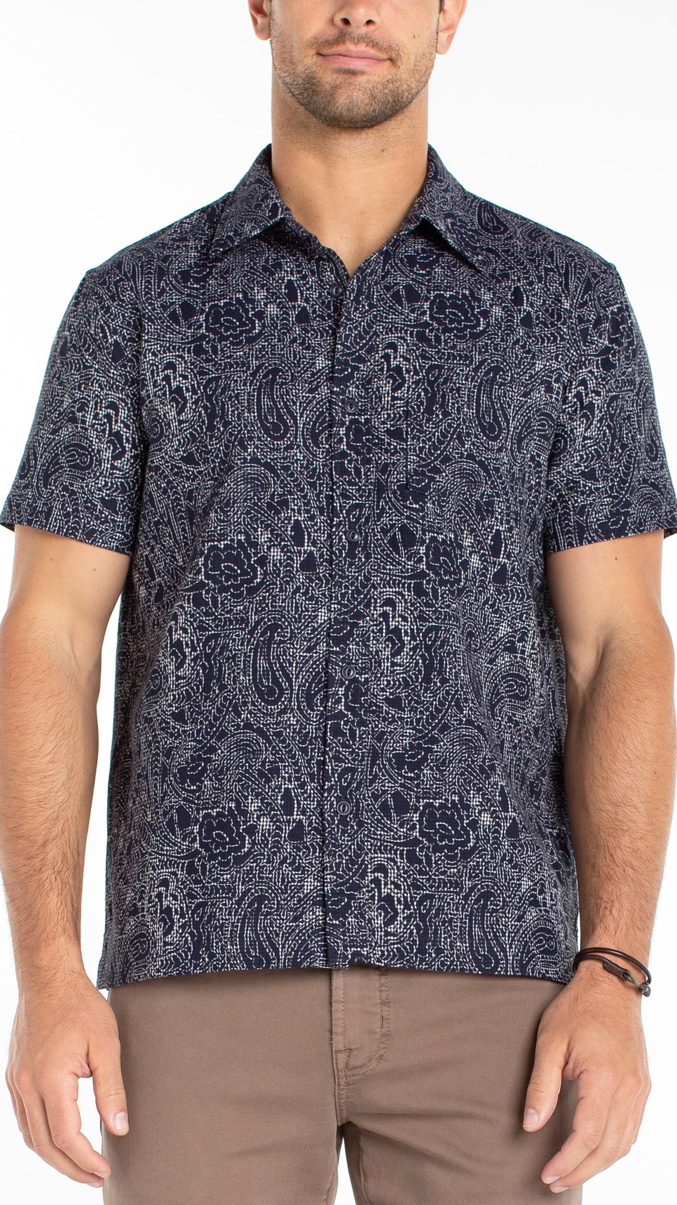 Liverpool Men's Men's Button Downs Liverpool Men's Short Sleeve Button Up Shirt - Multiple Patterns 36466398 Liverpool Men's Short Sleeve Button Up Shirt - Multiple Patterns