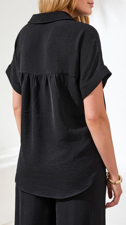 Tribal Tops Tribal Airflow Relaxed Dolman Button Down Shirt - Multiple Colors Tribal Airflow Relaxed Dolman Button Down Shirt - Multiple Colors