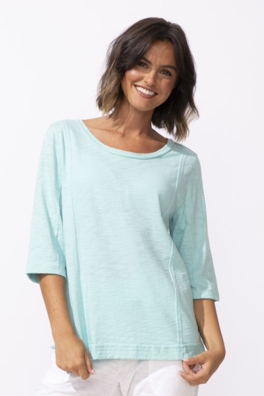 Escape Cotton Slub Seamed Elbow Tee - Multiple Colors