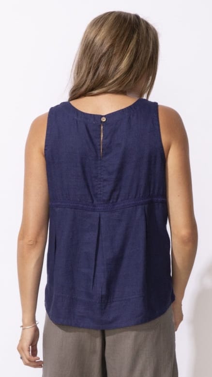 Escape by Habitat Tanks Escape Lake Washed Linen Getaway Tank - Multiple Colors Escape Lake Washed Linen Getaway Tank - Multiple Colors
