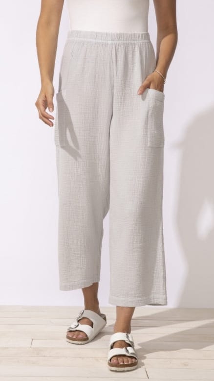 Escape by Habitat Pants Escape Sunkiss Cotton Gauze Pocket Flood Pant 04043742 Escape Sunkiss Cotton Gauze Pocket Flood Pant