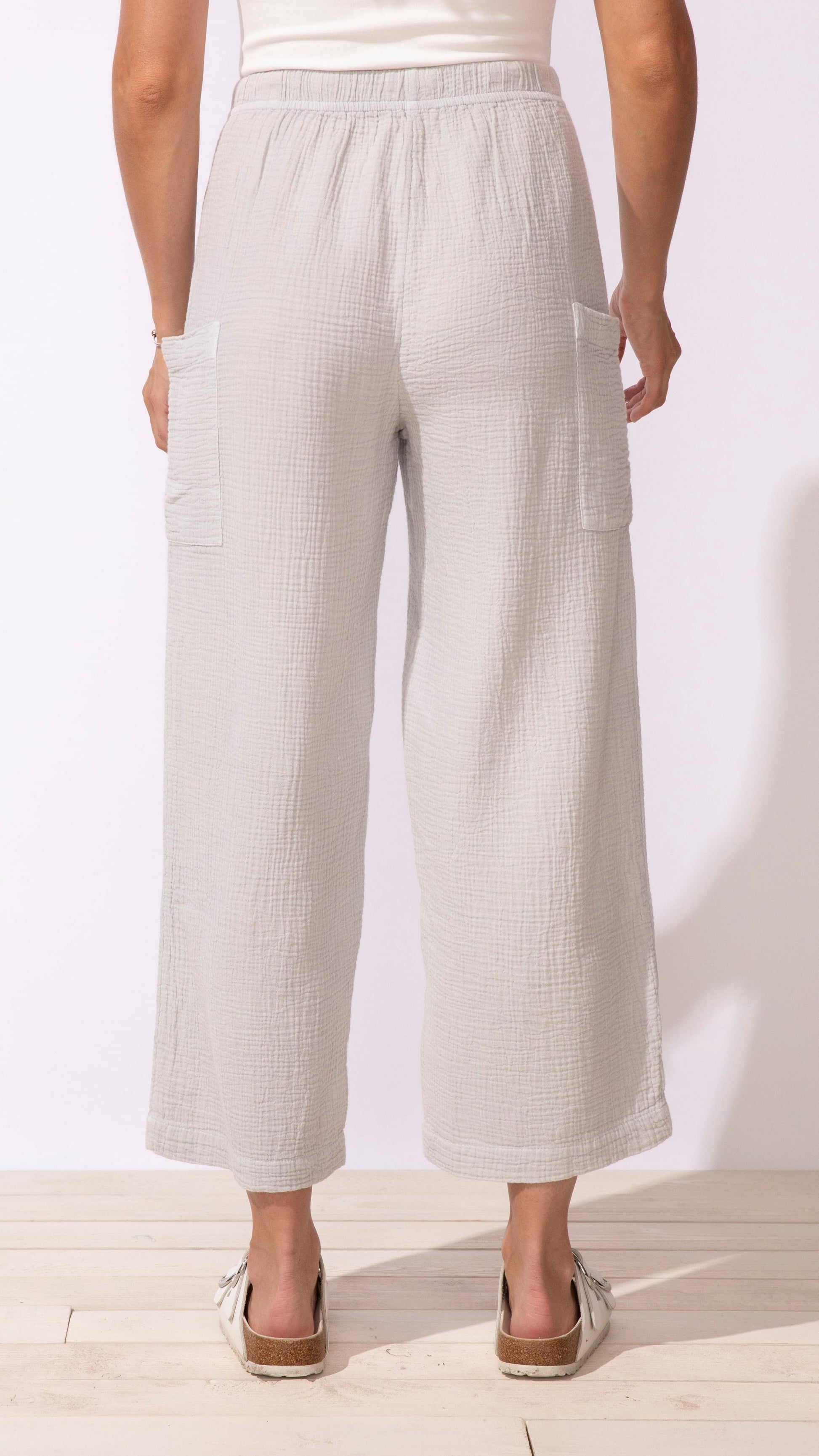 Escape by Habitat Pants Escape Sunkiss Cotton Gauze Pocket Flood Pant Escape Sunkiss Cotton Gauze Pocket Flood Pant