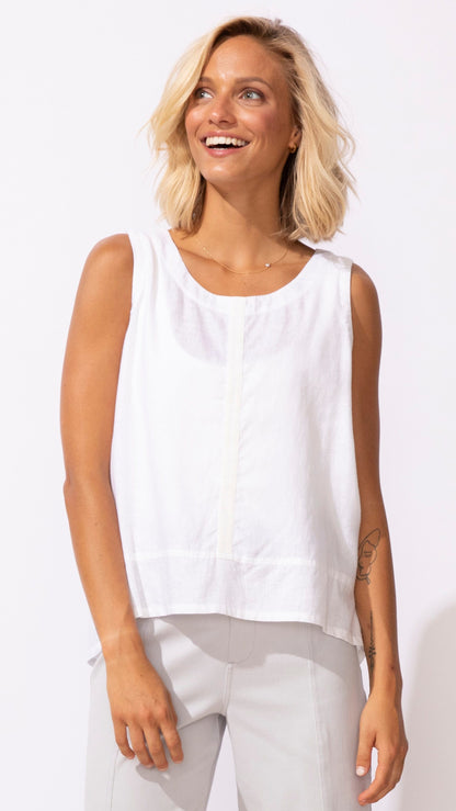 Escape by Habitat Tanks Escape Lake Washed Linen Getaway Tank - Multiple Colors 89646046 Escape Lake Washed Linen Getaway Tank - Multiple Colors