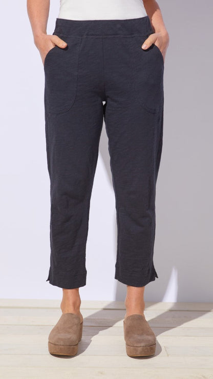 Escape Cotton Slub Pocket Capri Pant - Multiple Colors