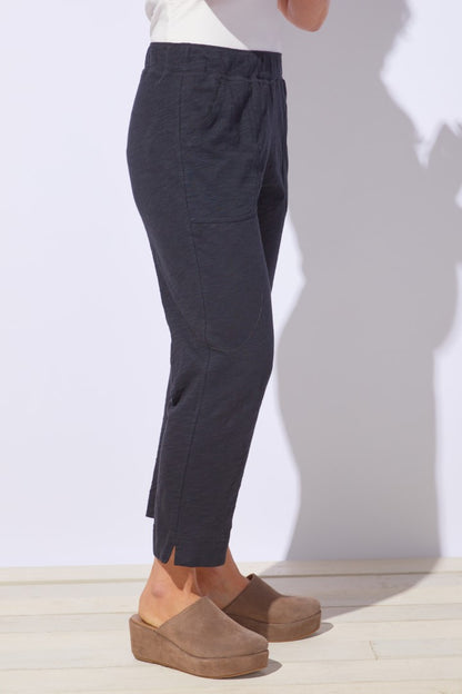 Escape Cotton Slub Pocket Capri Pant - Multiple Colors