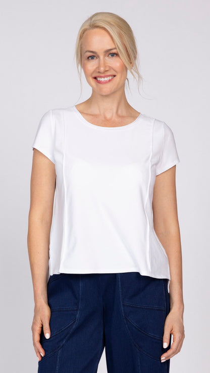 Olivia by Habitat Tees Olivia by Habitat Essential Knit Cap Sleeve Tee - Multiple Colors 99496670 Olivia by Habitat Essential Knit Cap Sleeve Tee - Multiple Colors