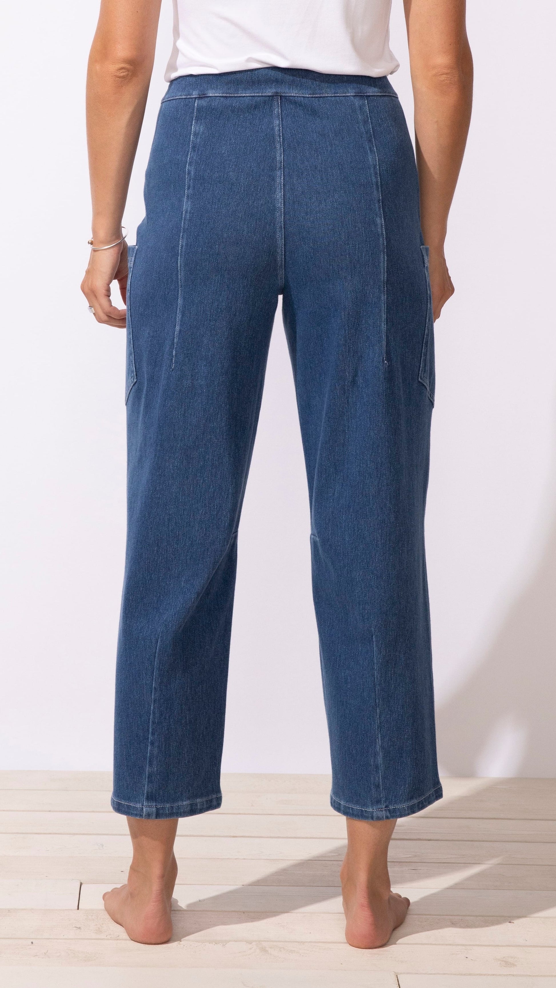 Escape by Habitat Pants Escape Comfort Darted Flood Jean Escape Comfort Darted Flood Jean