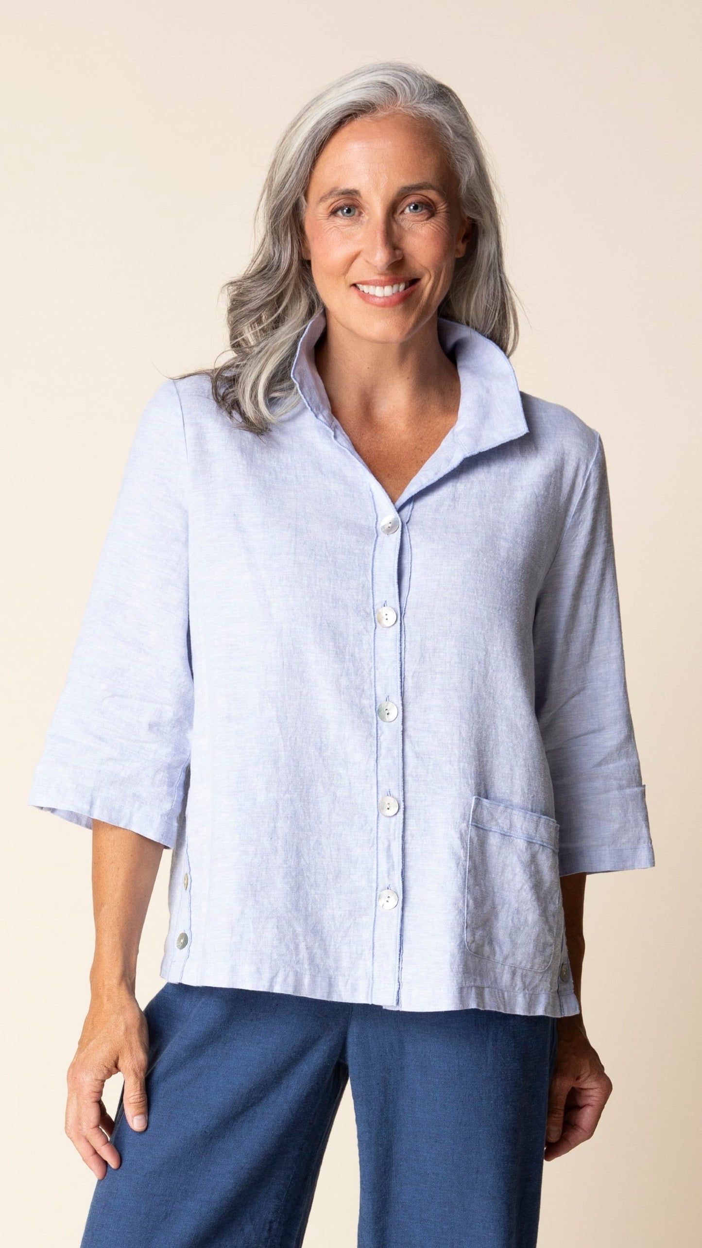 Habitat Blouses Habitat Linen Relaxed Camp Shirt - Multiple Colors Habitat Linen Relaxed Camp Shirt - Multiple Colors