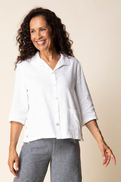 Habitat Blouses Habitat Linen Relaxed Camp Shirt - Multiple Colors 67324126 Habitat Linen Relaxed Camp Shirt - Multiple Colors