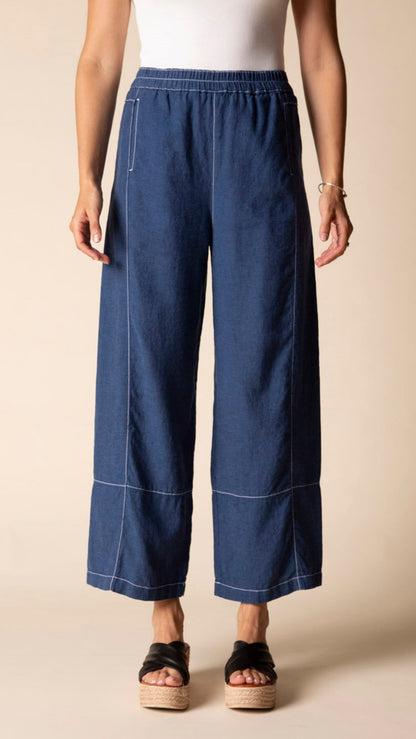 Habitat Pants Habitat Linen Seamed Crop Pant - Multiple Colors 20825310 Habitat Linen Seamed Crop Pant - Multiple Colors