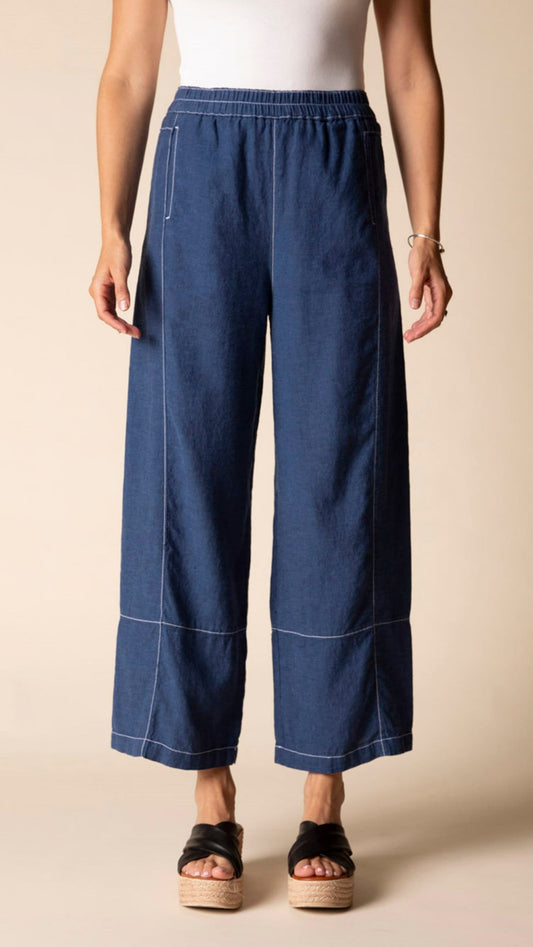 Habitat Pants Habitat Linen Seamed Crop Pant - Multiple Colors 20825310 Habitat Linen Seamed Crop Pant - Multiple Colors