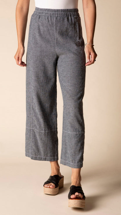 Habitat Pants Habitat Linen Seamed Crop Pant - Multiple Colors 20792542 Habitat Linen Seamed Crop Pant - Multiple Colors