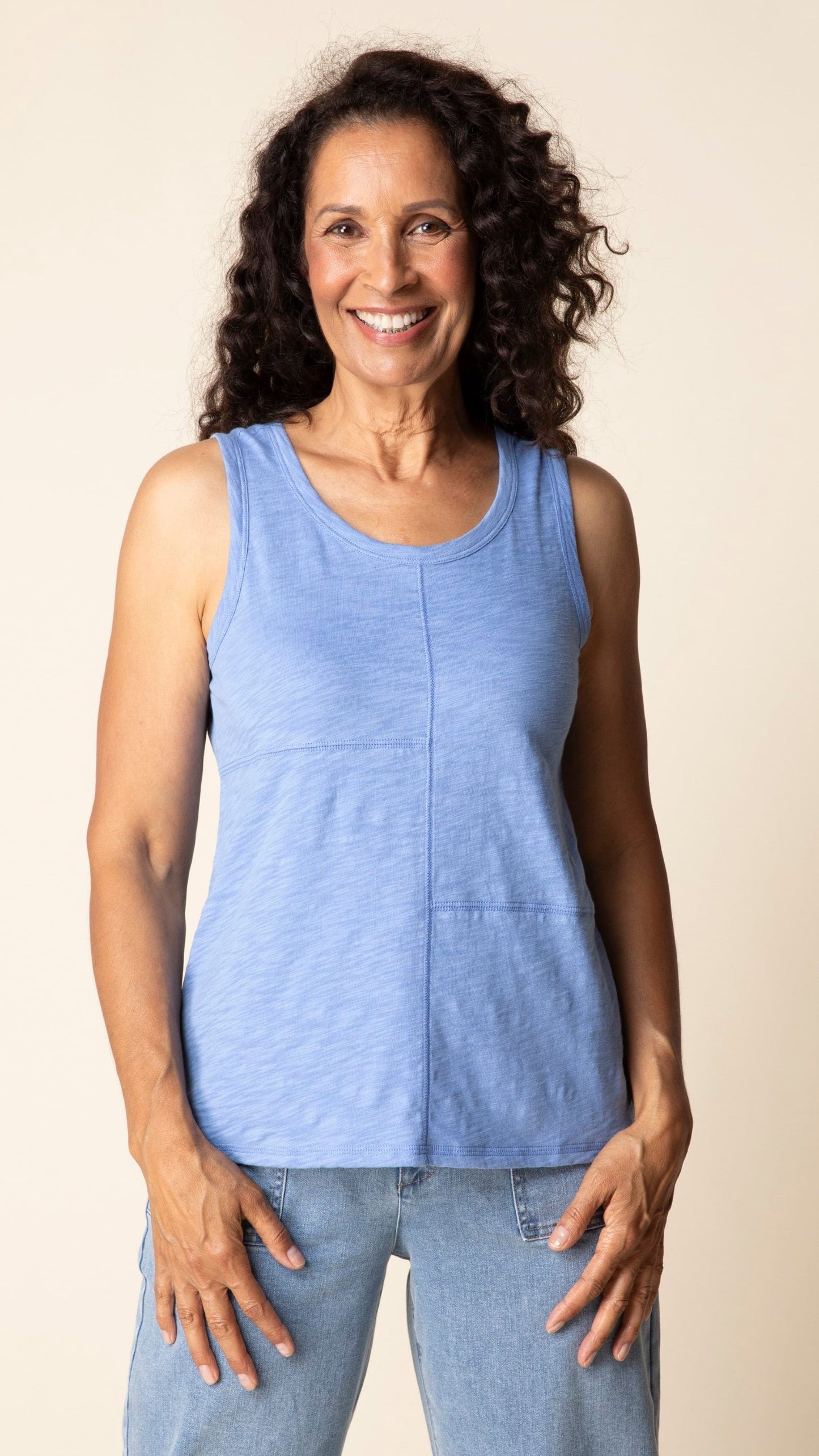 Habitat Tanks Habitat Cotton Pebble Pieced Tank - Multiple Colors 99304670 Habitat Cotton Pebble Pieced Tank - Multiple Colors