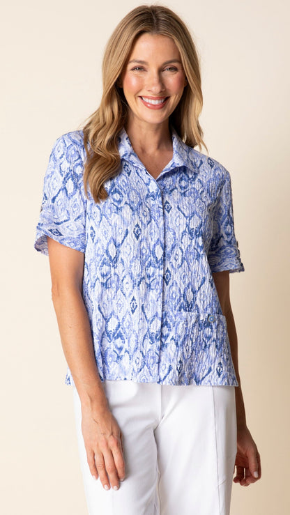 Habitat Blouses Habitat Painted Diamonds Laid Back Shirt 28566494 Habitat Painted Diamonds Laid Back Shirt